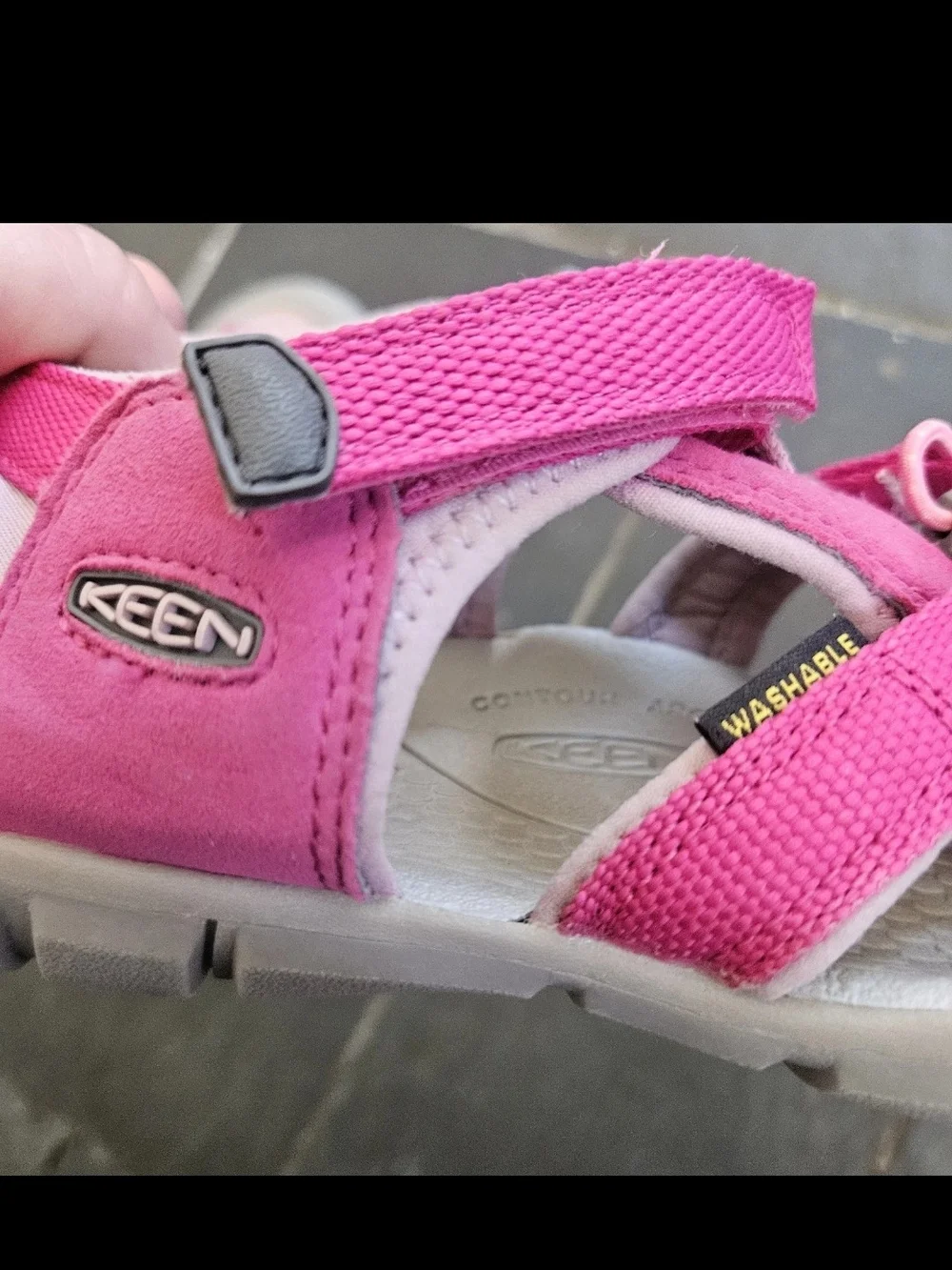 Keen Seacamp II CNX Youth Size 5 Pink Hybrid Water Hiking Ourdoor Sandles Arch